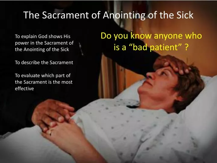 the sacrament of anointing of the sick