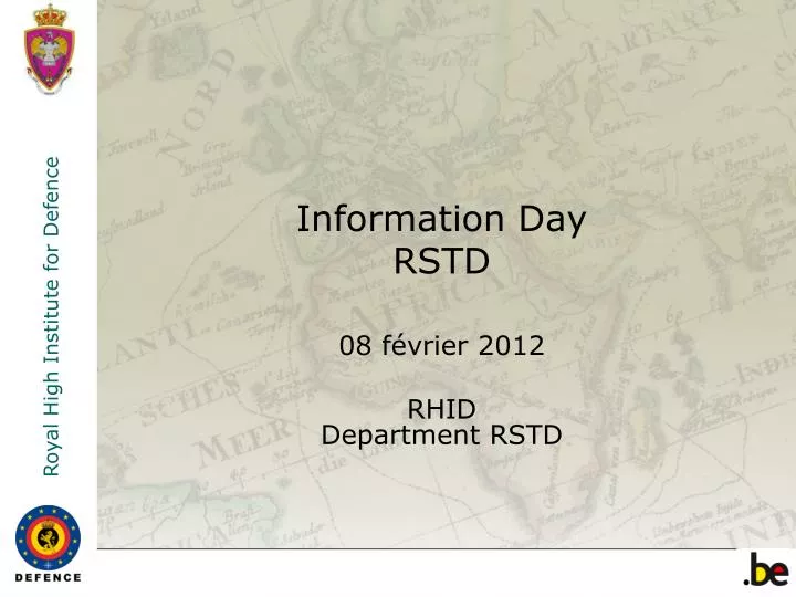 information day rstd 08 f vrier 2012 rhid department rstd