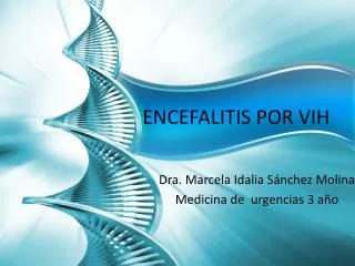encefalitis por vih
