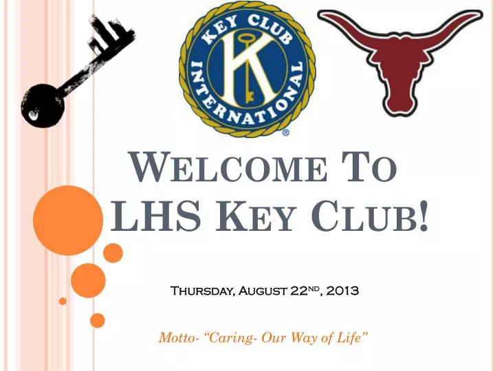 welcome to lhs key club