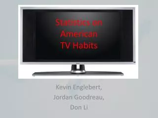 Statistics on American TV Habits