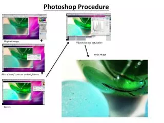 Photoshop Procedure