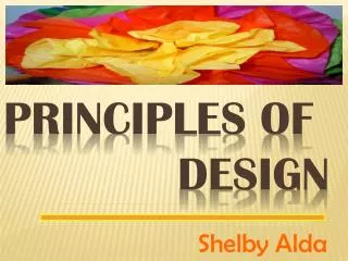 Principles of 					Design