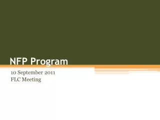 NFP Program