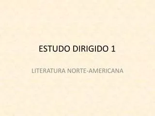 estudo dirigido 1