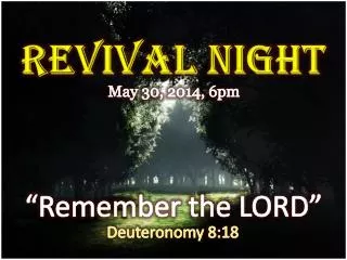 REVIVAL NIGHT