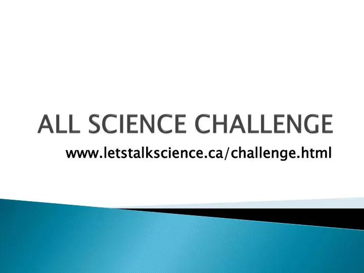 all science challenge