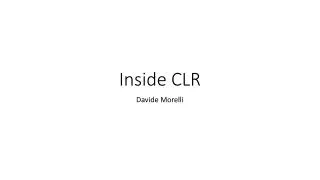 Inside CLR