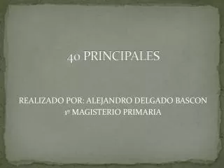 40 principales