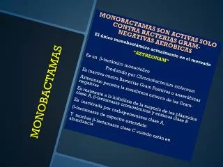 monobactamas
