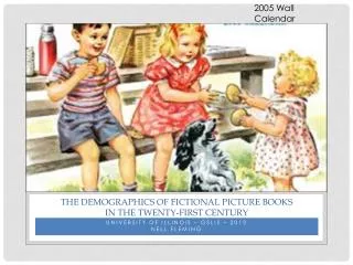 The demographics of fictional picture books In the Twenty-First Century