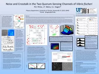 Noise and Crosstalk in the Two Quorum-Sensing Channels of Vibrio fischeri