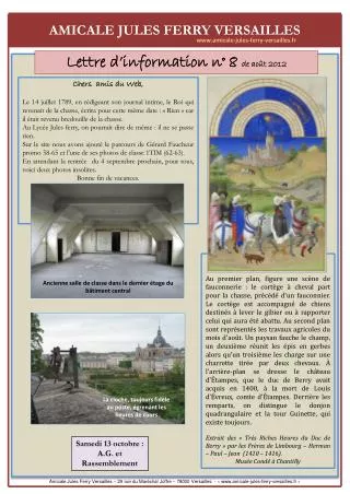 amicale jules ferry versailles