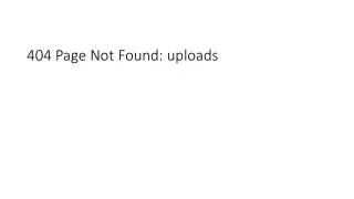 404 page not found uploads