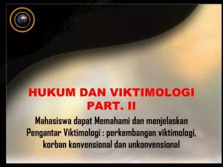hukum dan viktimologi part ii