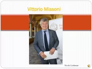 Vittorio Missoni