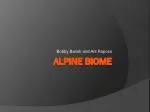 Alpine Biome - slide 1