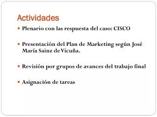 actividades