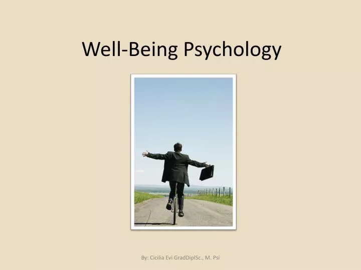well being psychology