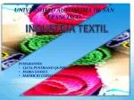 INDUSTRIA TEXTIL - slide 1