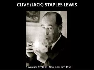 Clive (jack) Staples Lewis