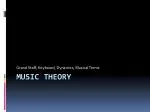 Music Theory - slide 1