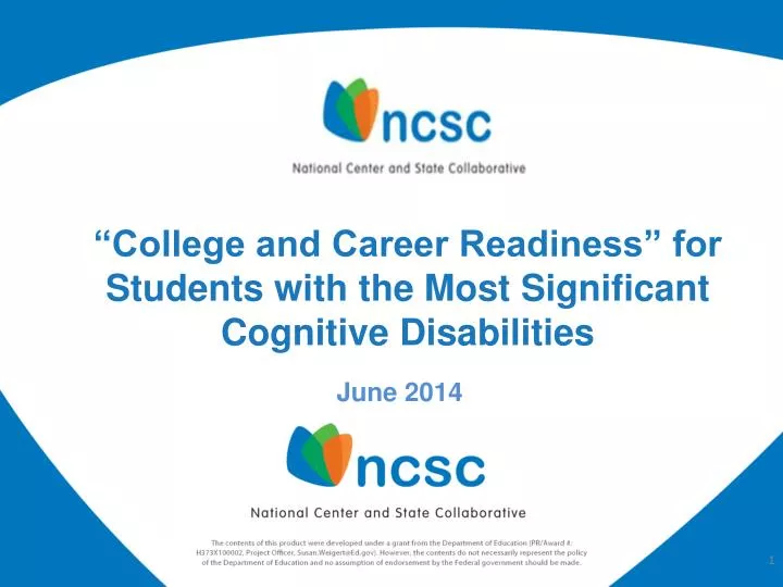 college and career readiness for students with the most significant cognitive disabilities