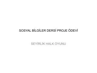 sosyal b lg ler ders proje dev