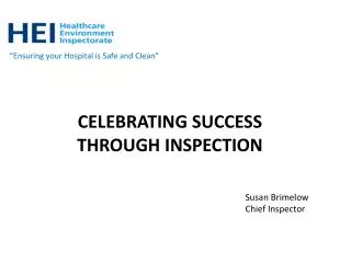 Celebrating Success Through Inspection