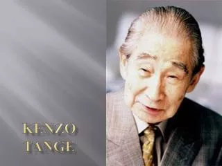 kenzo tange