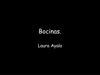 bocinas
