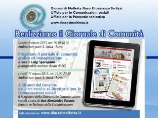 realizziamo il giornale di comunit