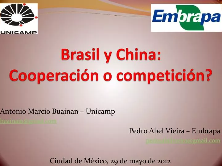 brasil y china cooperaci n o competici n