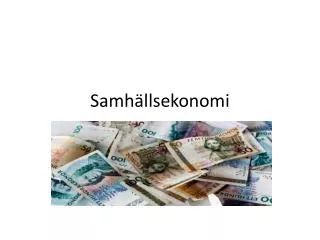 samh llsekonomi