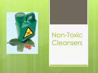 Non-Toxic Cleansers