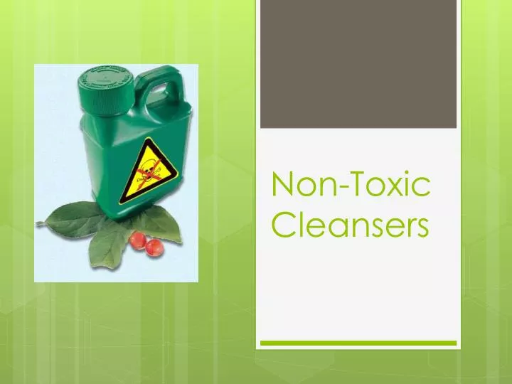 non toxic cleansers