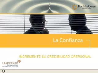 la confianza