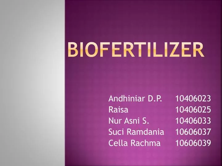 biofertilizer