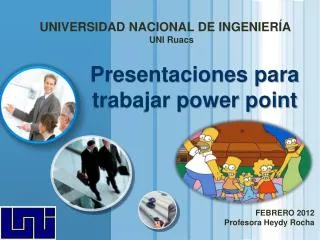 presentaciones para trabajar power point
