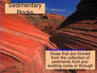 Sedimentary Rocks