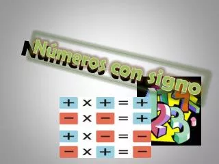 n meros con signo