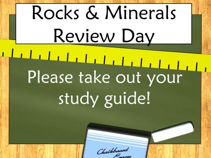 rocks minerals review day