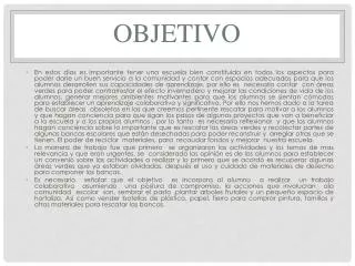objetivo