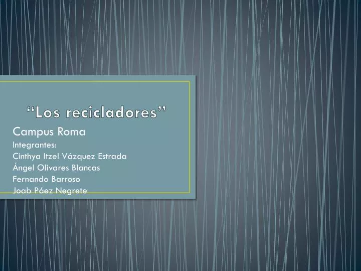 los recicladores