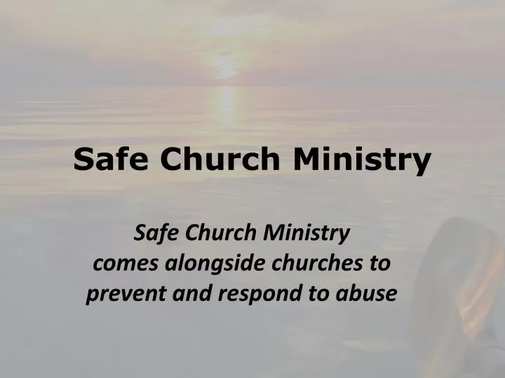 safe church ministry