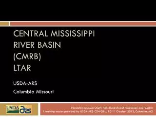 Central Mississippi River Basin (CMRB) LTAR