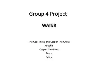 Group 4 Project