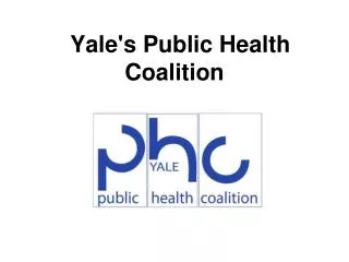 Yale's Public Health Coalition