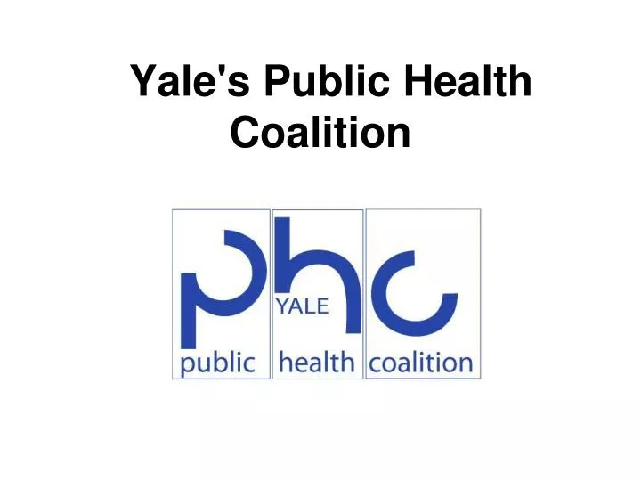 yale s public health coalition