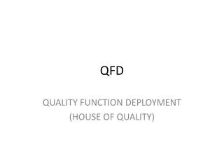 QFD